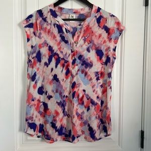 Women’s tye dye print top for spring and/or summer